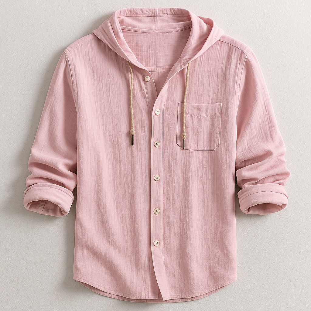 CRAWFORD DALLAS | LUXURY SHIRT WITH HOOD