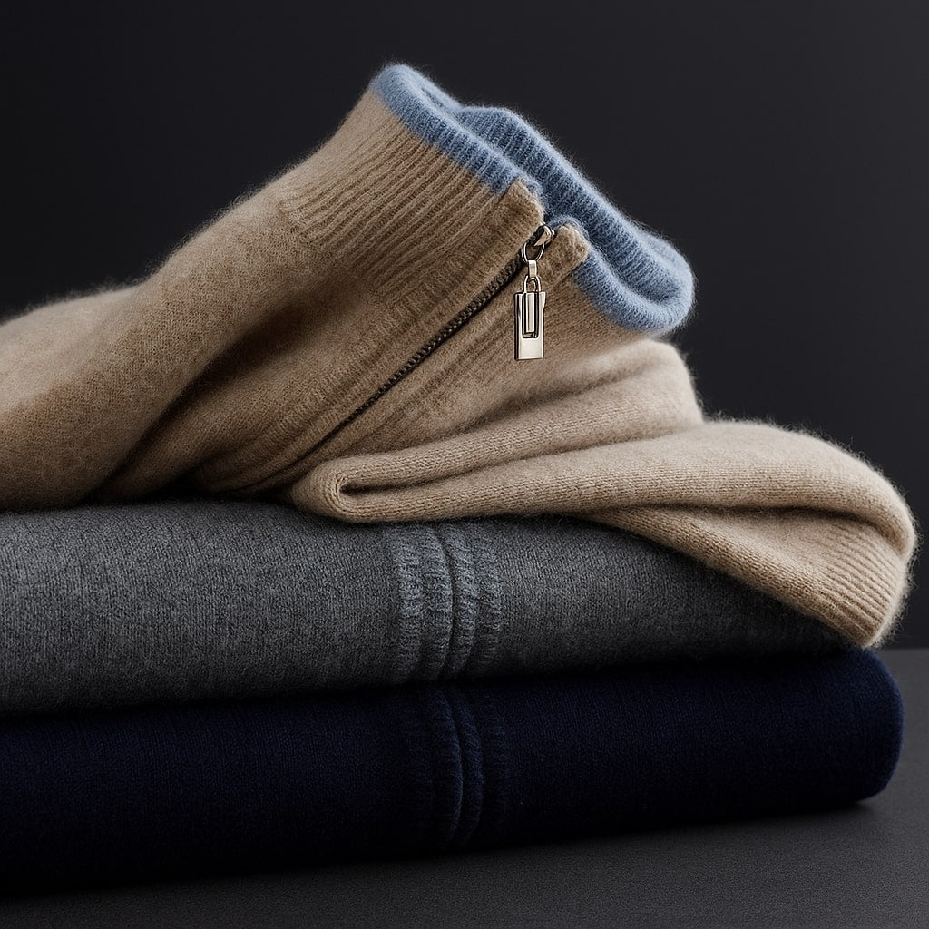 CRAWFORD DALLAS | ZIP-UP KNIT JACKET
