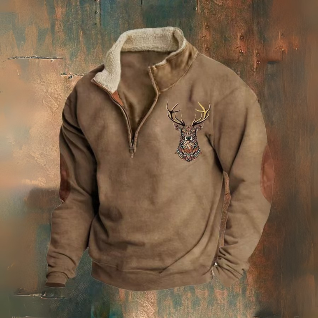 CRAWFORD DALLAS | QUARTER ZIP PULLOVER