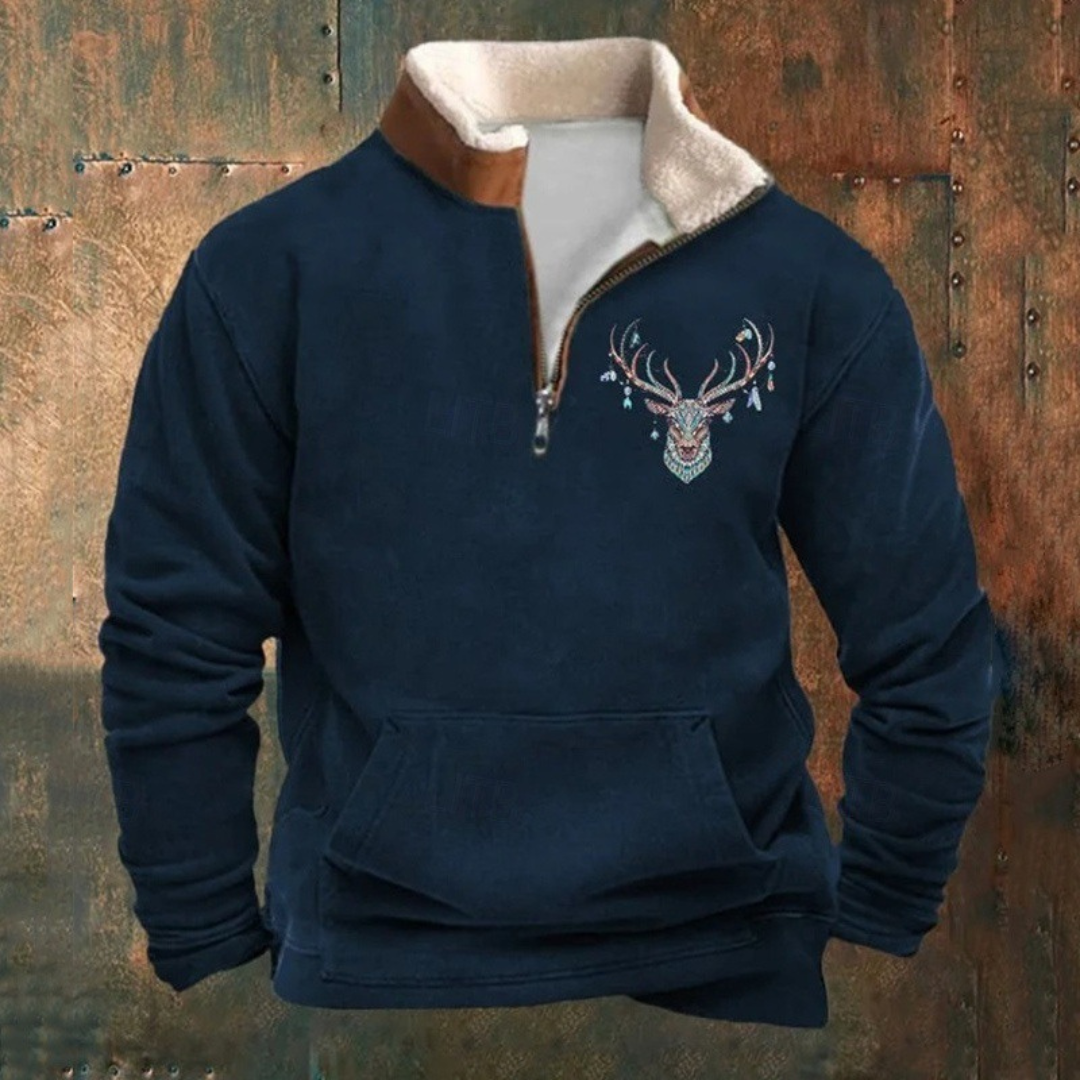 CRAWFORD DALLAS | CASUAL PULLOVER WITH ZIP