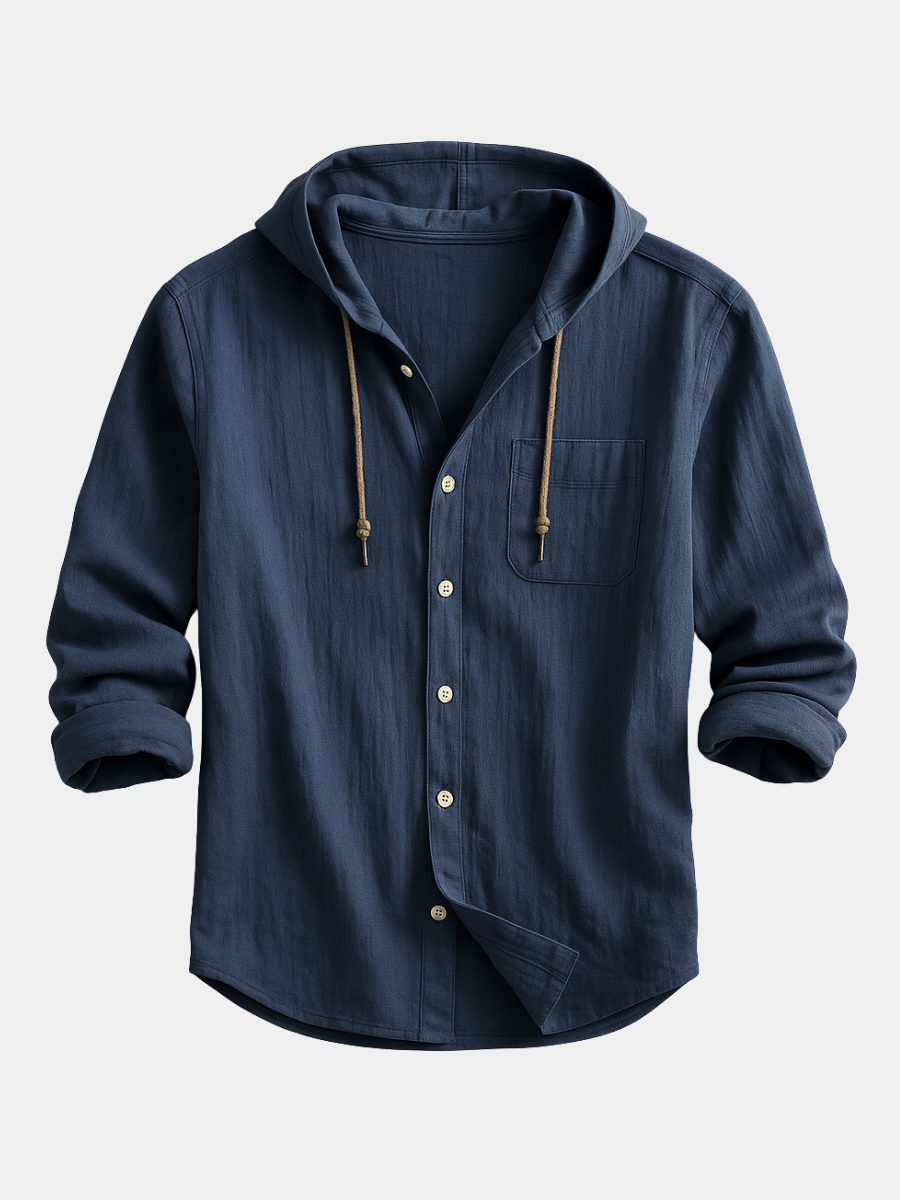 CRAWFORD DALLAS | LUXURY SHIRT WITH HOOD
