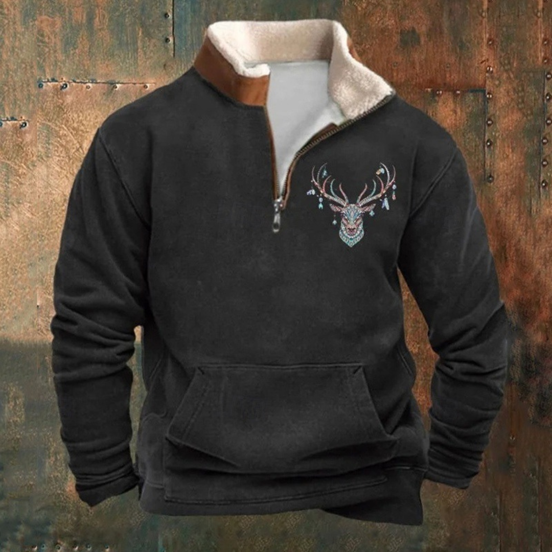 CRAWFORD DALLAS | CASUAL PULLOVER WITH ZIP