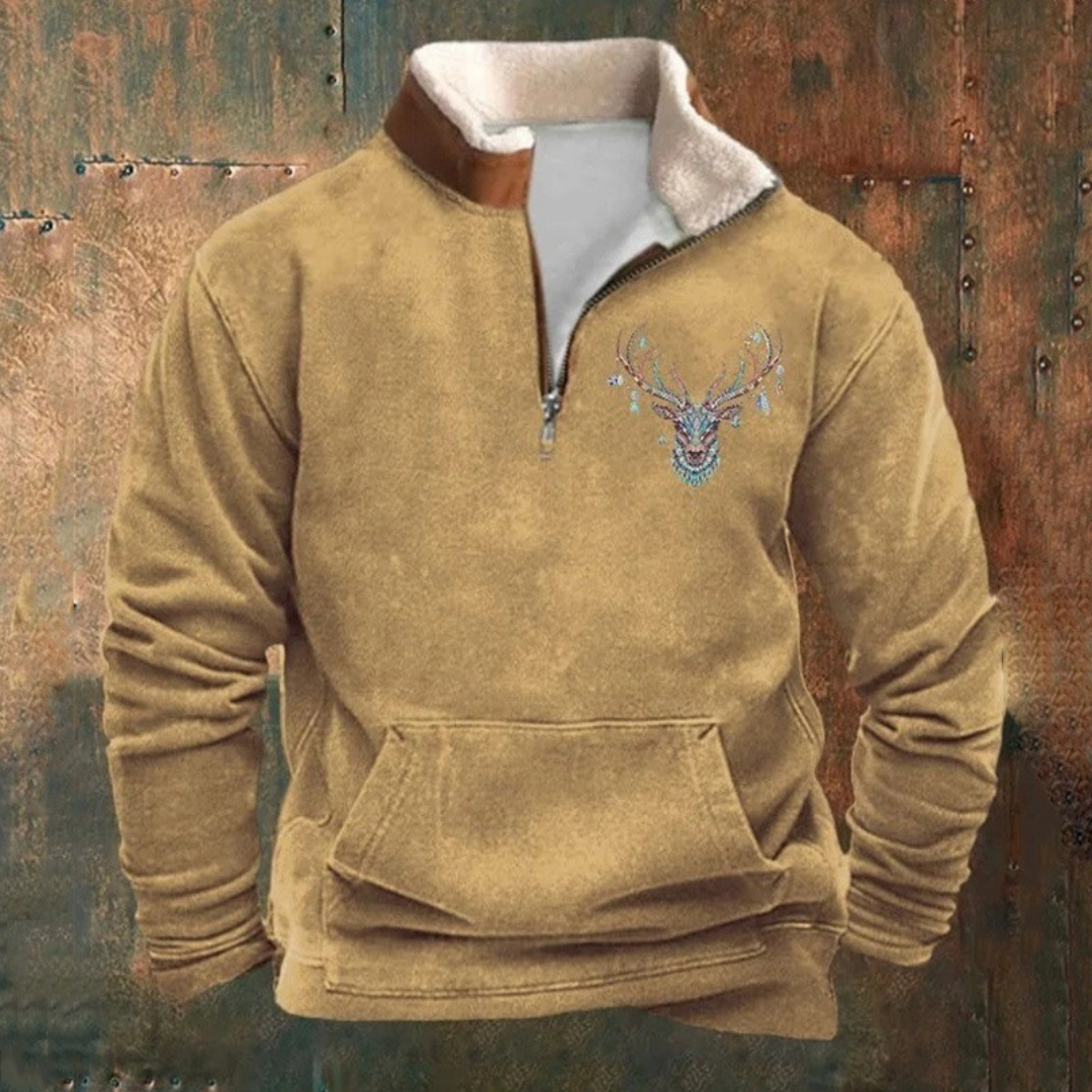 CRAWFORD DALLAS | CASUAL PULLOVER WITH ZIP