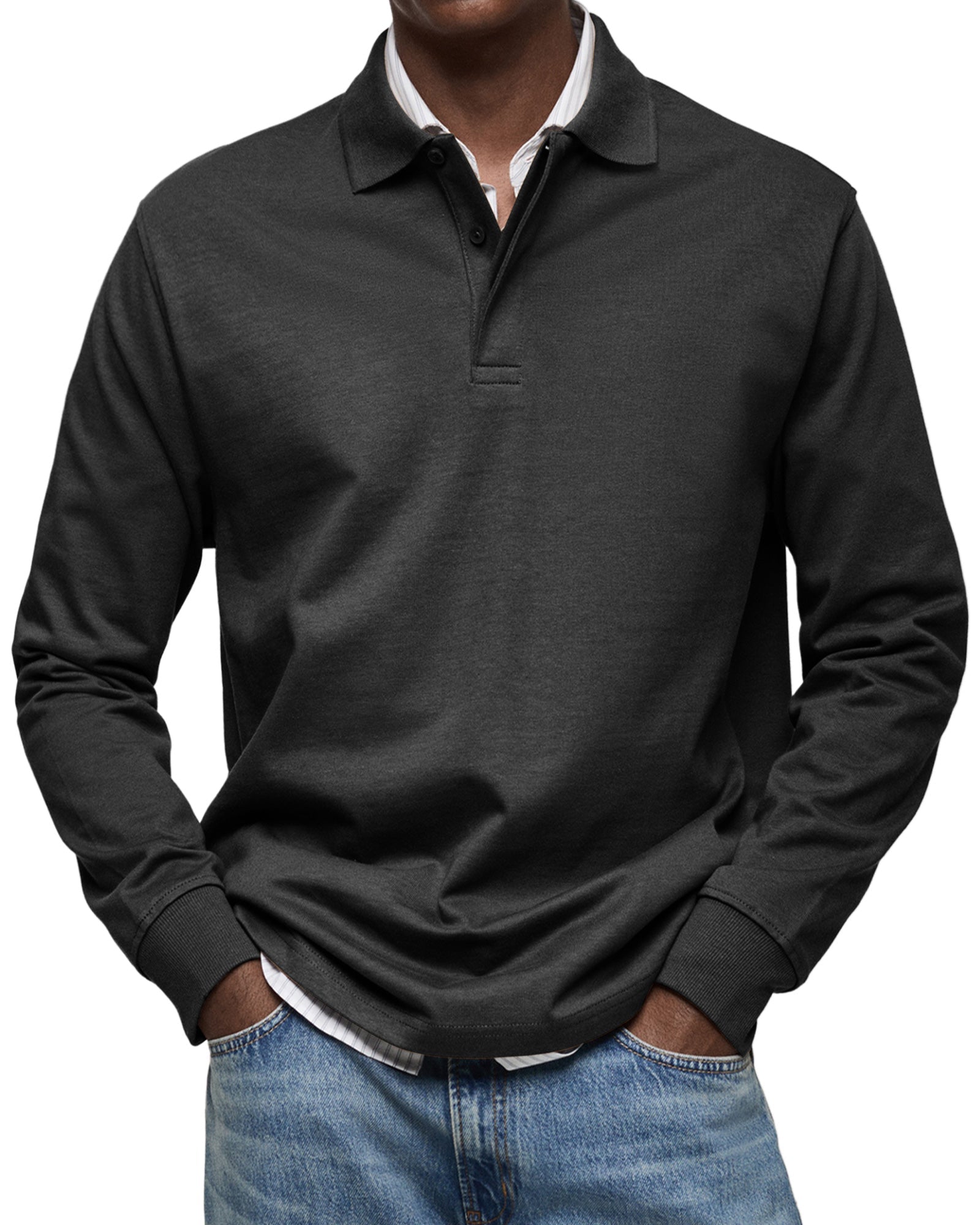 CRAWFORD DALLAS | LUXURY LONG-SLEEVED POLO