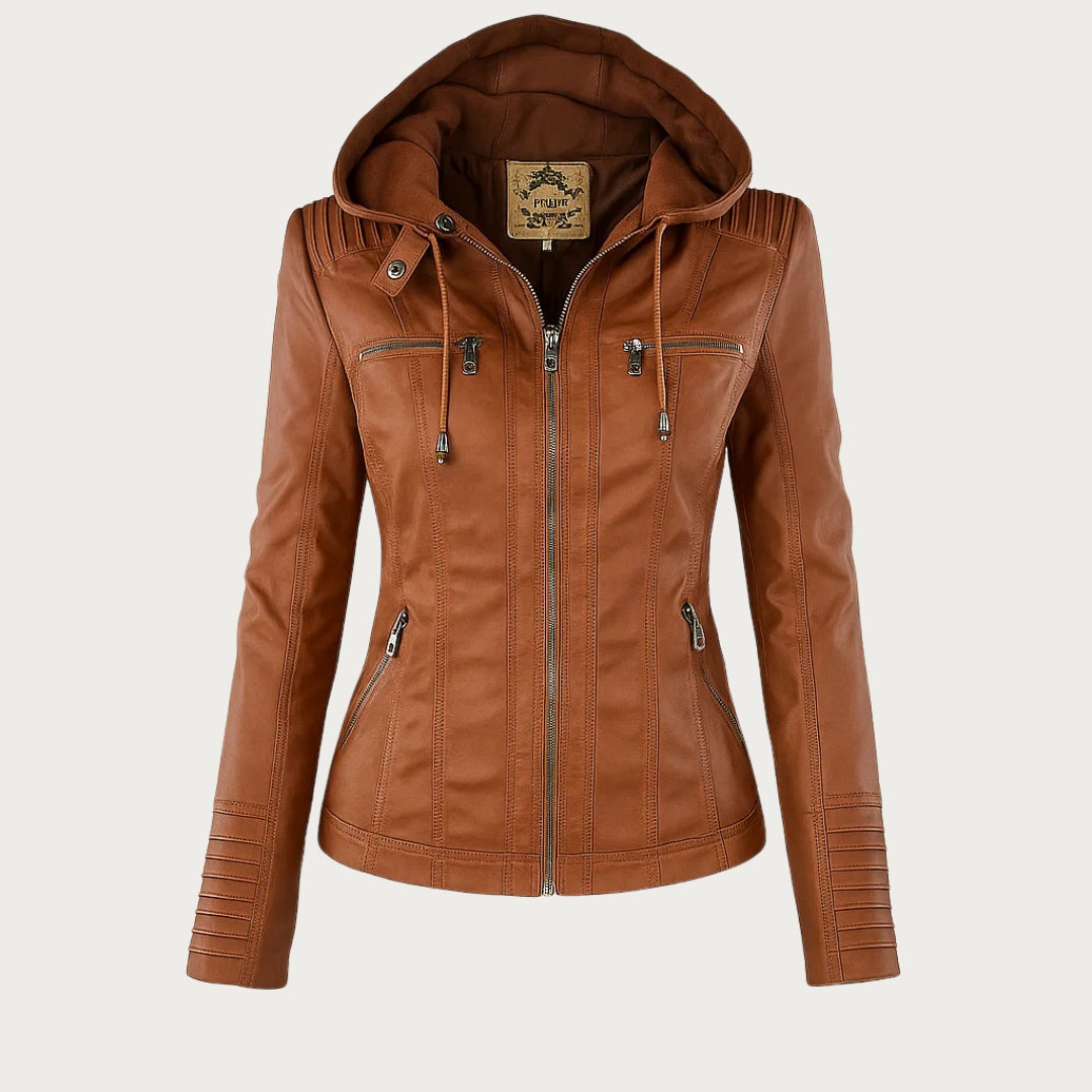 Karen | Elegant Leather Jacket