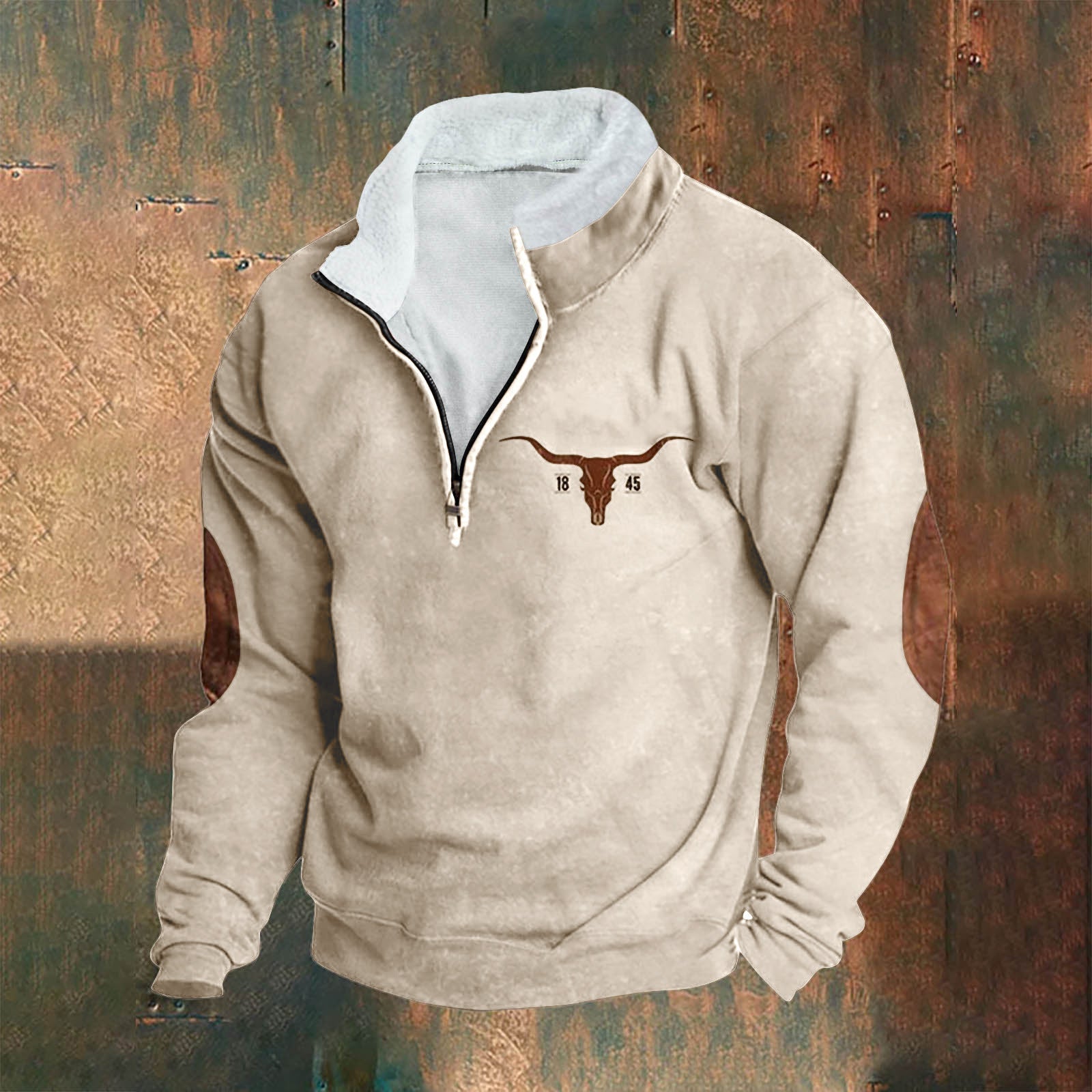 CRAWFORD DALLAS | TRENDY QUARTER-ZIP PULLOVER