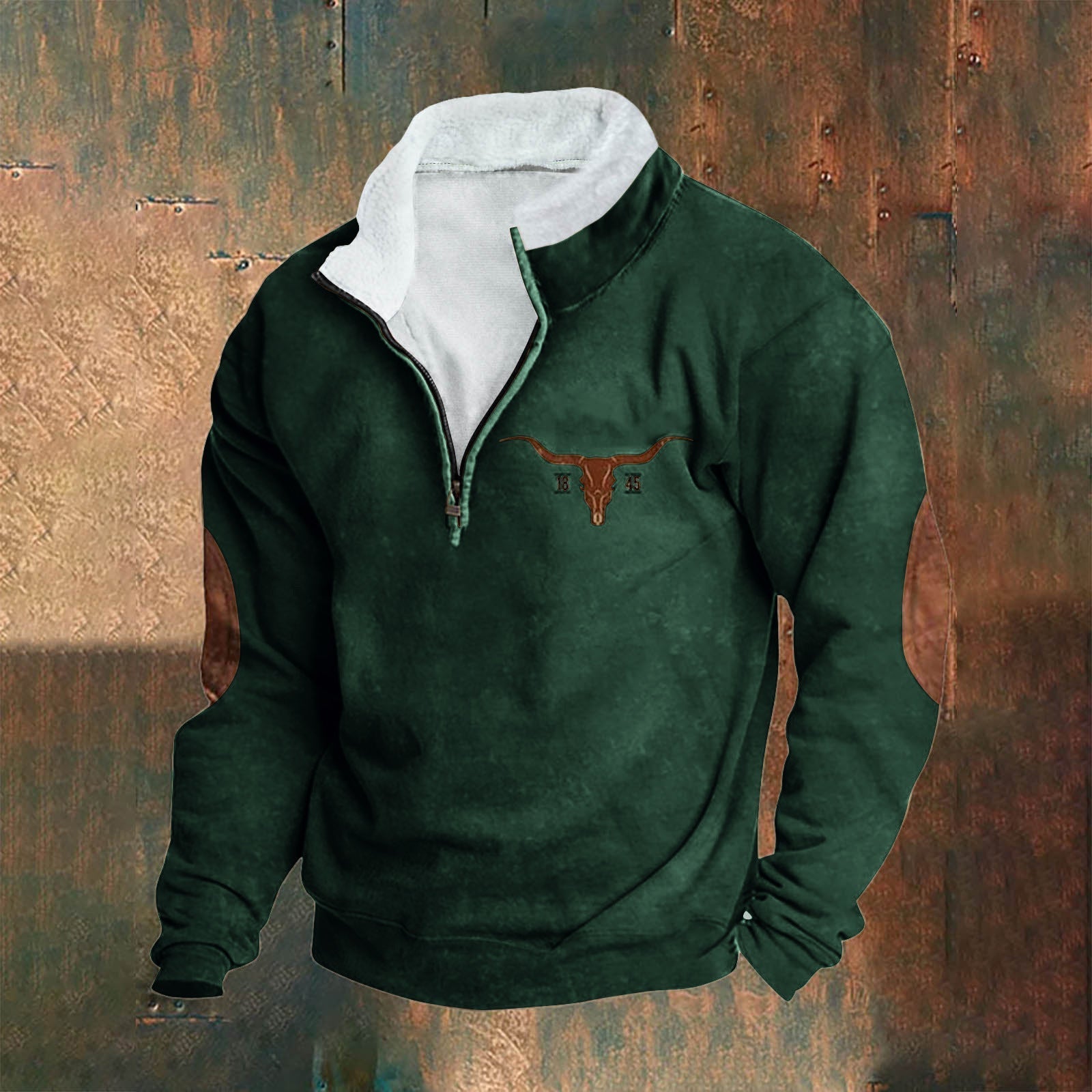 CRAWFORD DALLAS | TRENDY QUARTER-ZIP PULLOVER