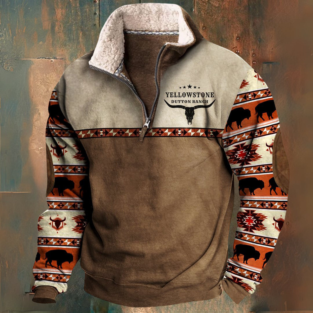 CRAWFORD DALLAS | CASUAL PULLOVER WITH HALF-ZIP