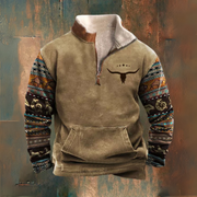 CRAWFORD DALLAS | PULLOVER WITH HALF ZIP