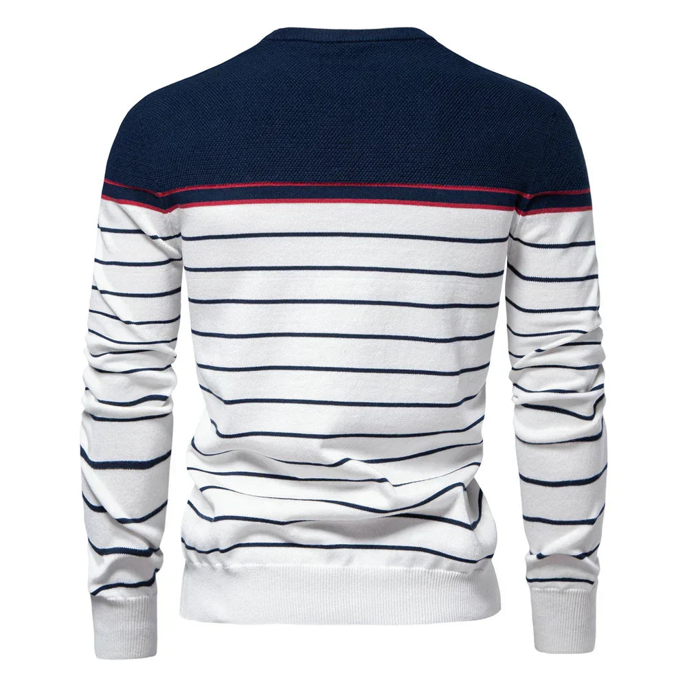 CRAWFORD DALLAS | STRIPED MEN'S SWEATER