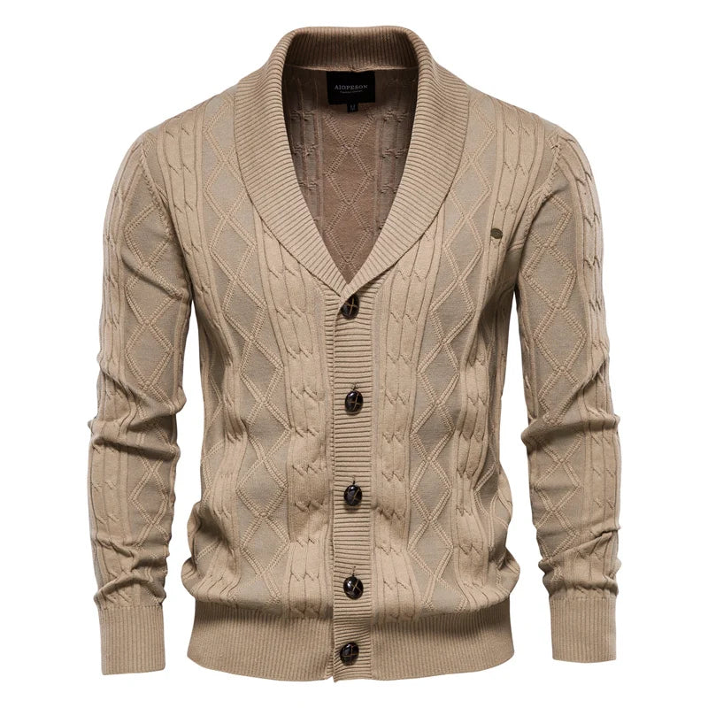CRAWFORD DALLAS | MEN'S CARDIGAN WITH BUTTONS
