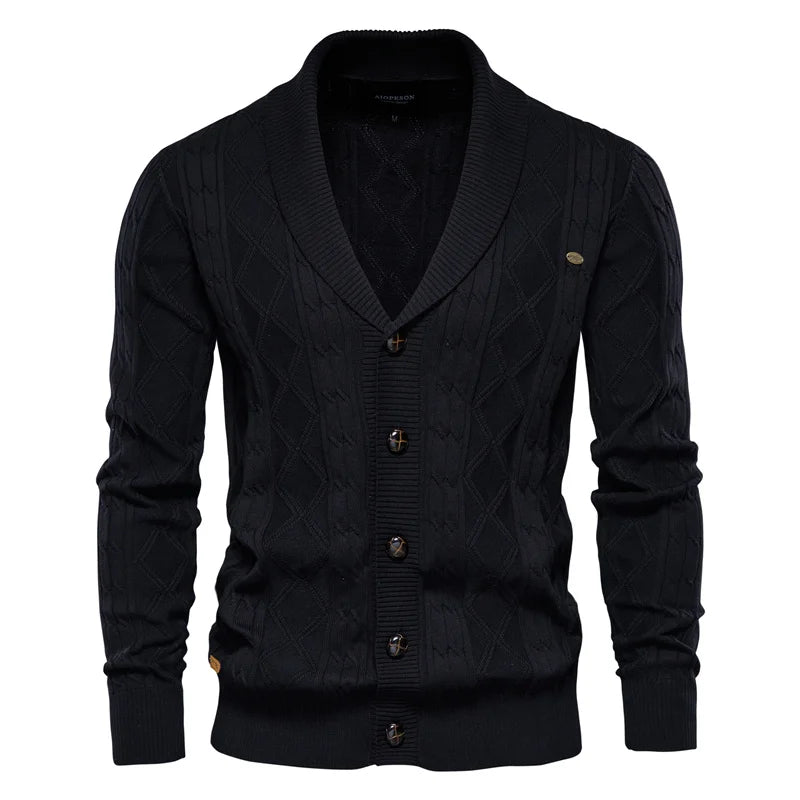 CRAWFORD DALLAS | MEN'S CARDIGAN WITH BUTTONS