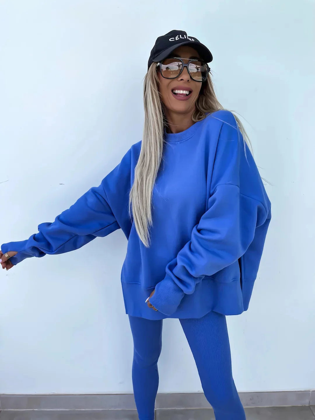Michelle | Coordinated set with oversized sweatshirt and leggings