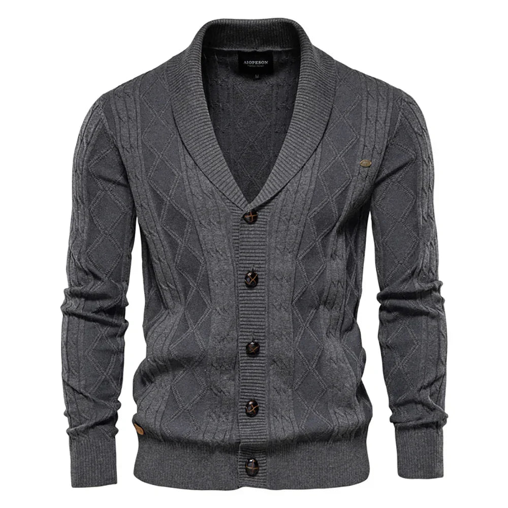 CRAWFORD DALLAS | MEN'S CARDIGAN WITH BUTTONS