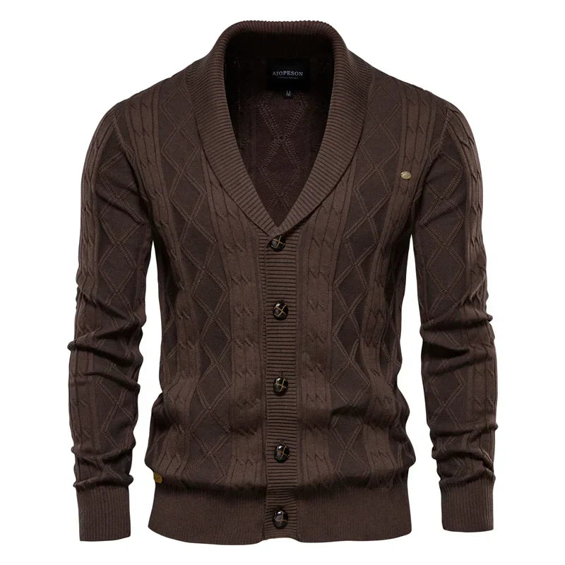 CRAWFORD DALLAS | MEN'S CARDIGAN WITH BUTTONS