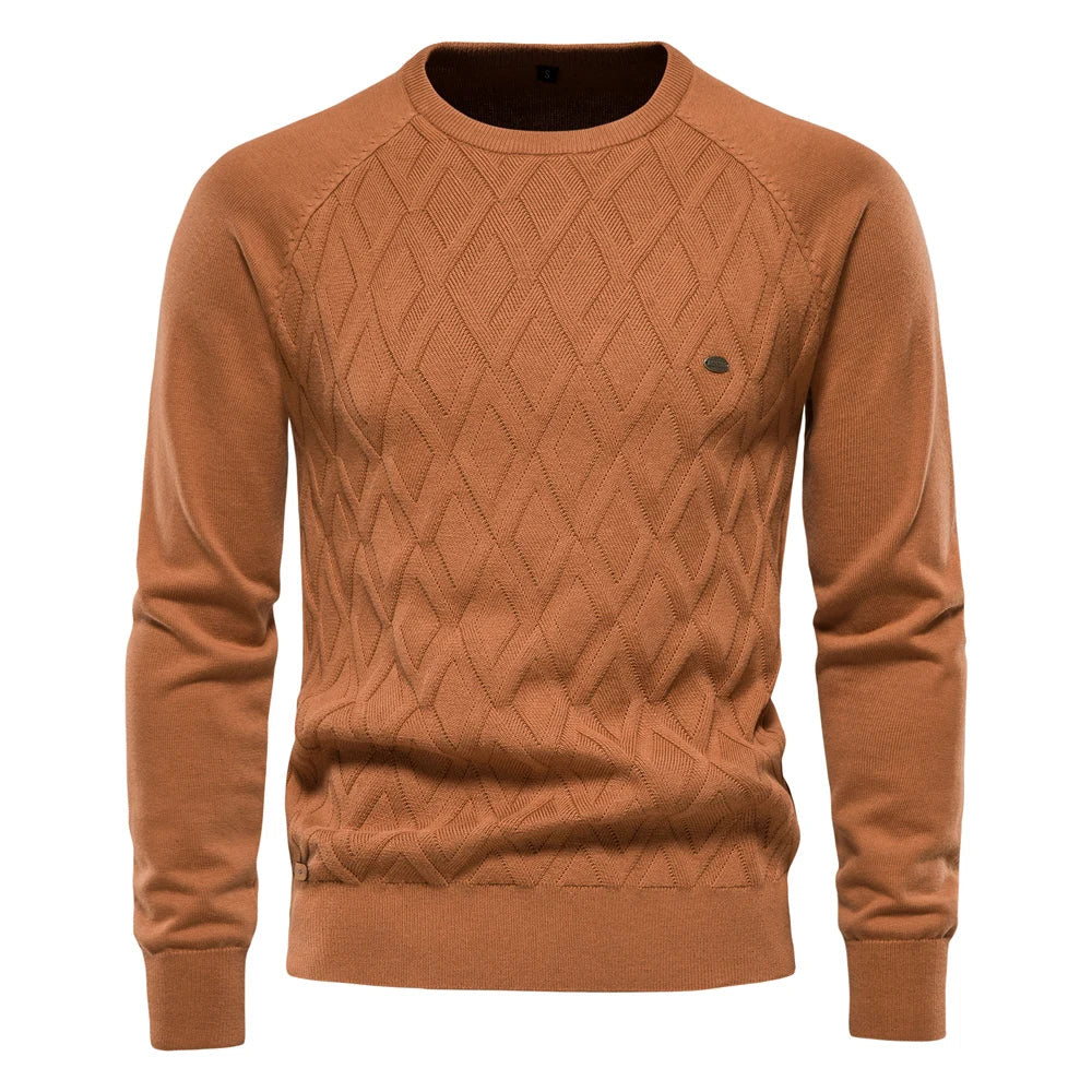 CRAWFORD DALLAS | CHECKED MEN'S PULLOVER