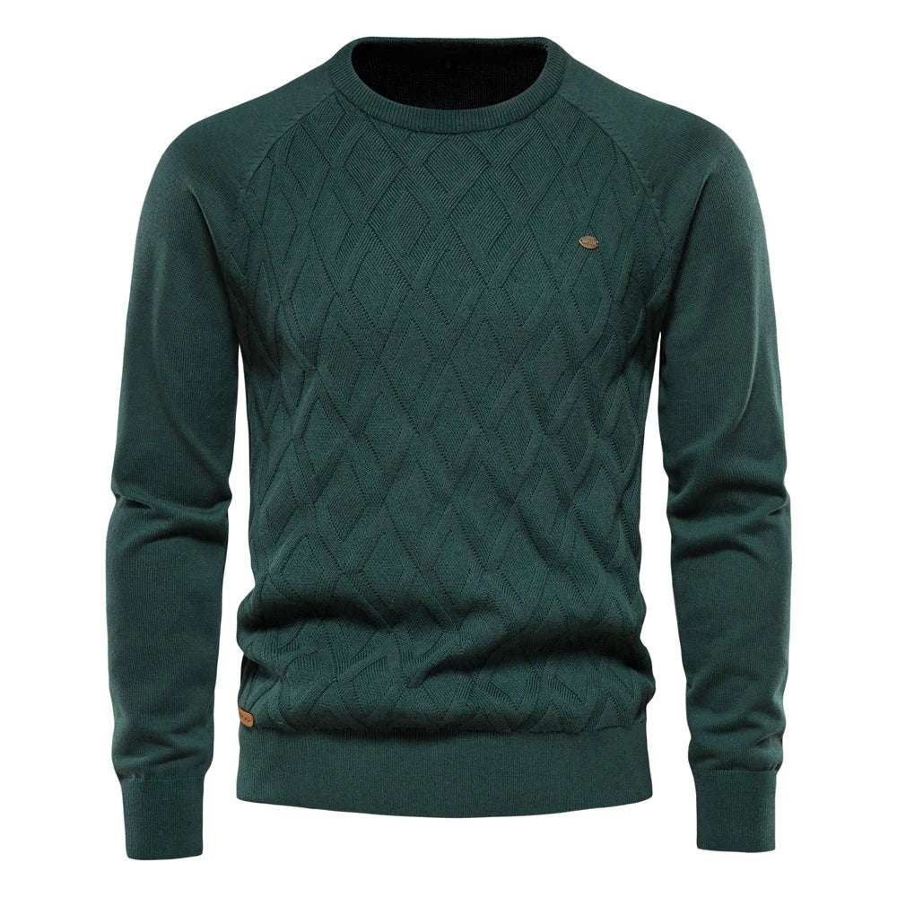 CRAWFORD DALLAS | CHECKED MEN'S PULLOVER