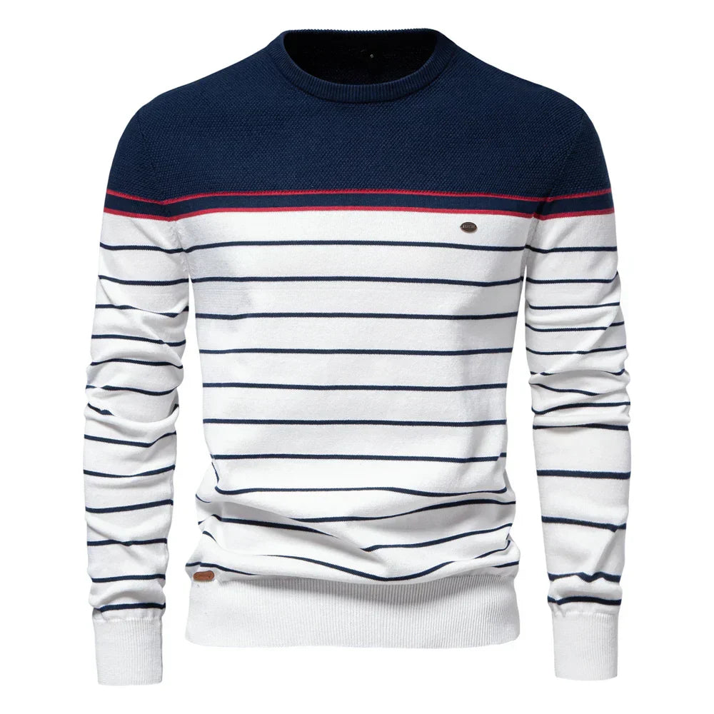 CRAWFORD DALLAS | STRIPED MEN'S SWEATER