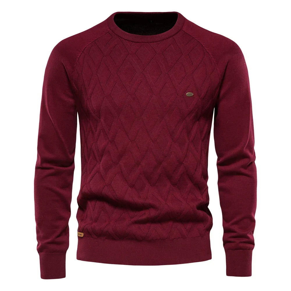 CRAWFORD DALLAS | CHECKED MEN'S PULLOVER