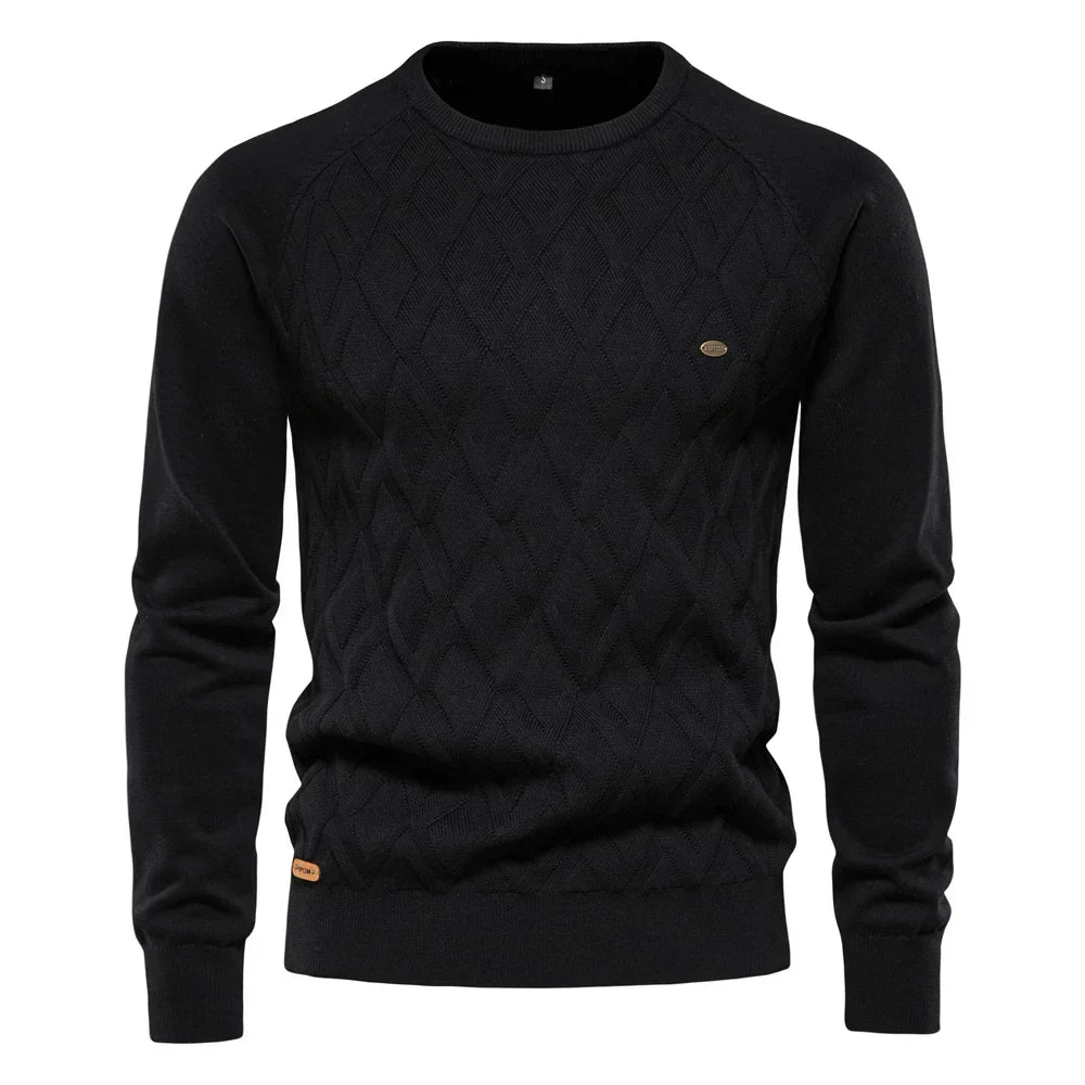 CRAWFORD DALLAS | CHECKED MEN'S PULLOVER