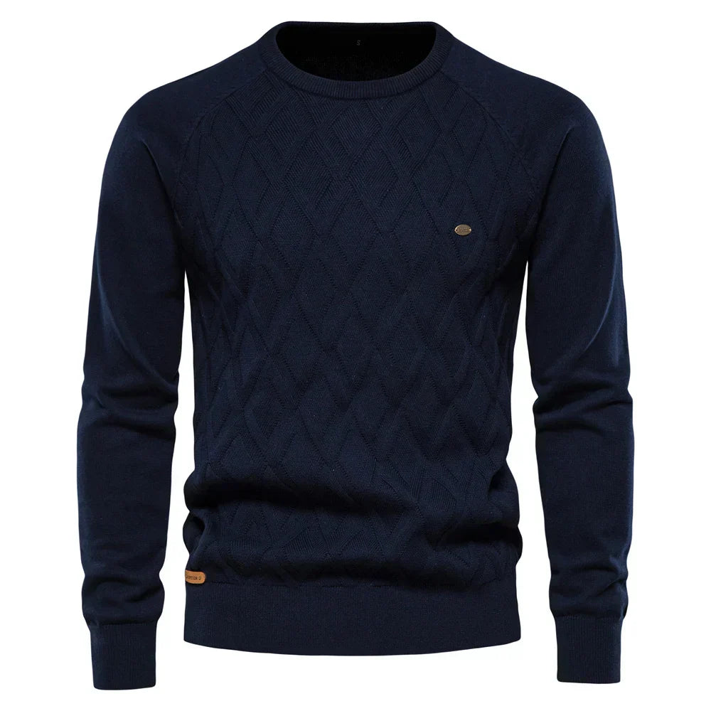 CRAWFORD DALLAS | CHECKED MEN'S PULLOVER