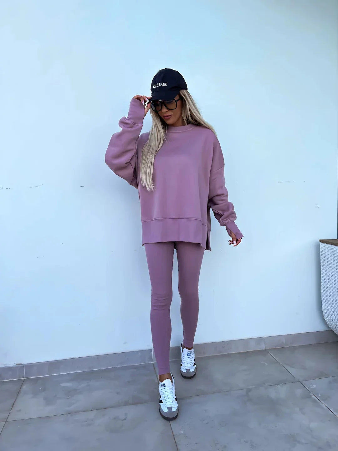 Michelle | Coordinated set with oversized sweatshirt and leggings