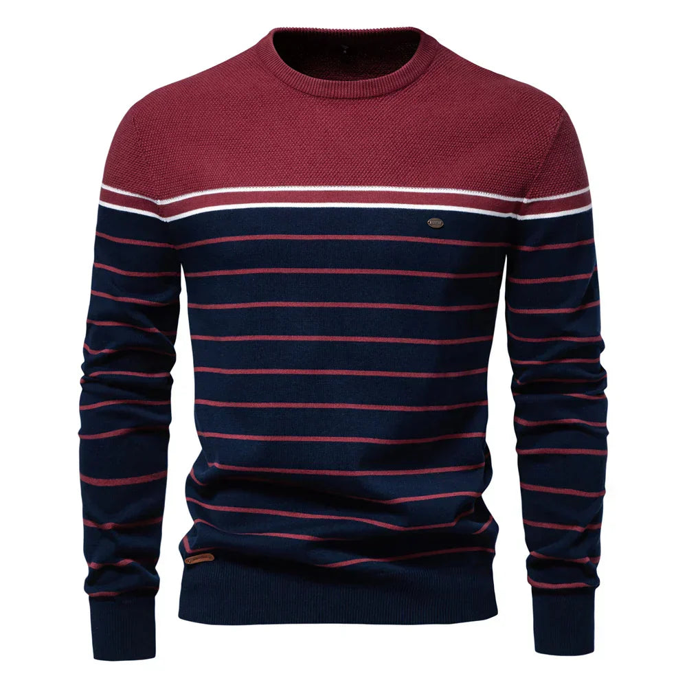 CRAWFORD DALLAS | STRIPED MEN'S SWEATER