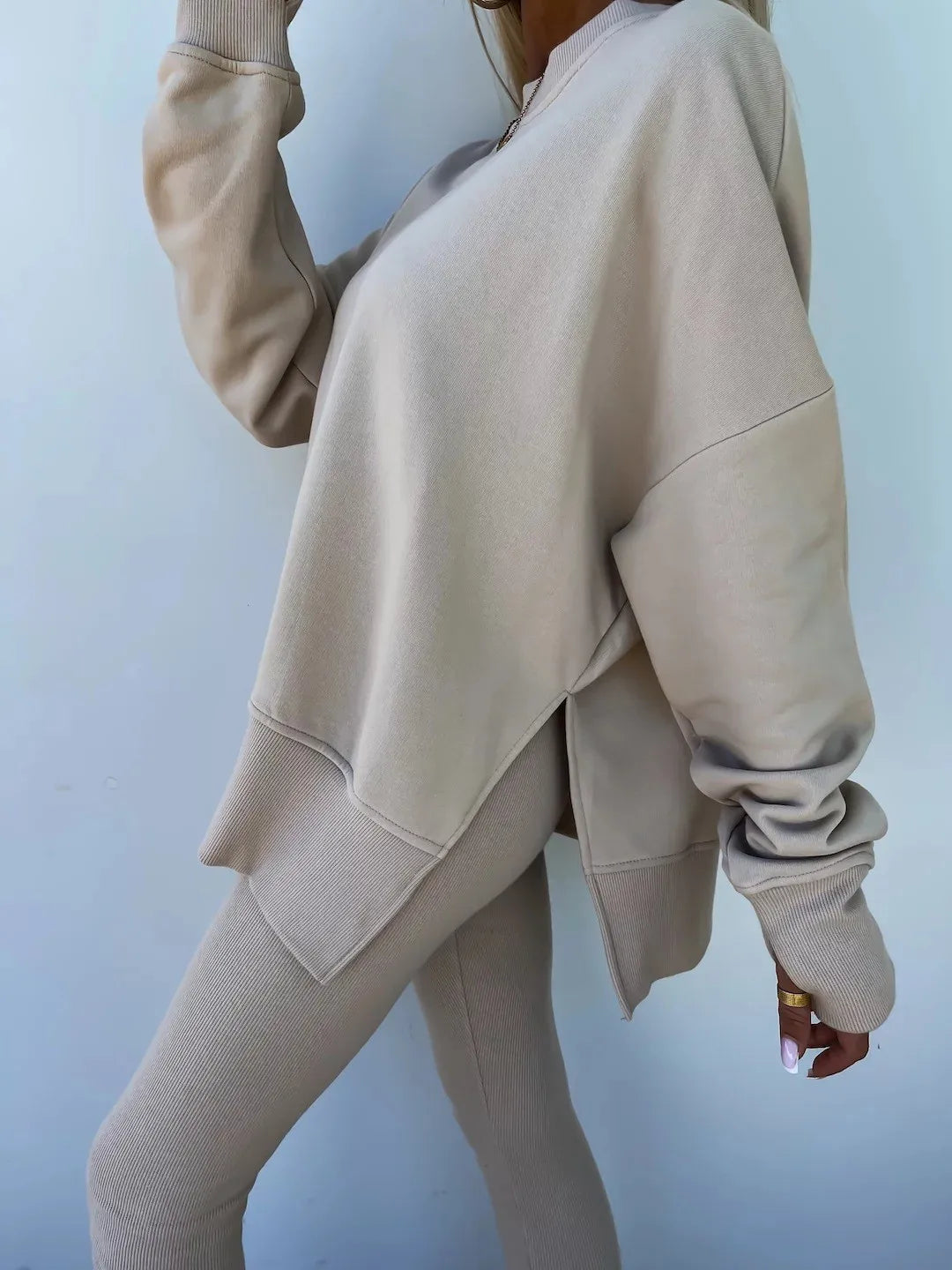 Michelle | Coordinated set with oversized sweatshirt and leggings
