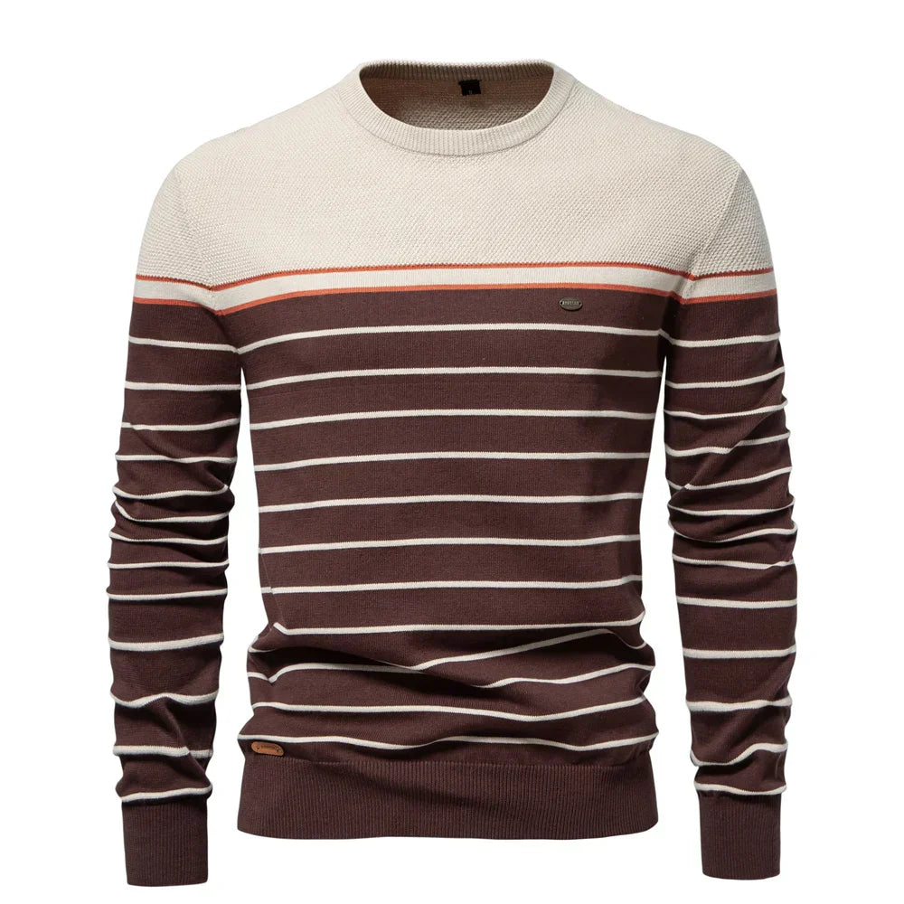 CRAWFORD DALLAS | STRIPED MEN'S SWEATER