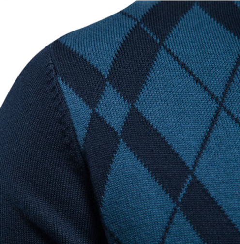 CRAWFORD DALLAS | MEN'S PULLOVER WITH HALF-ZIP