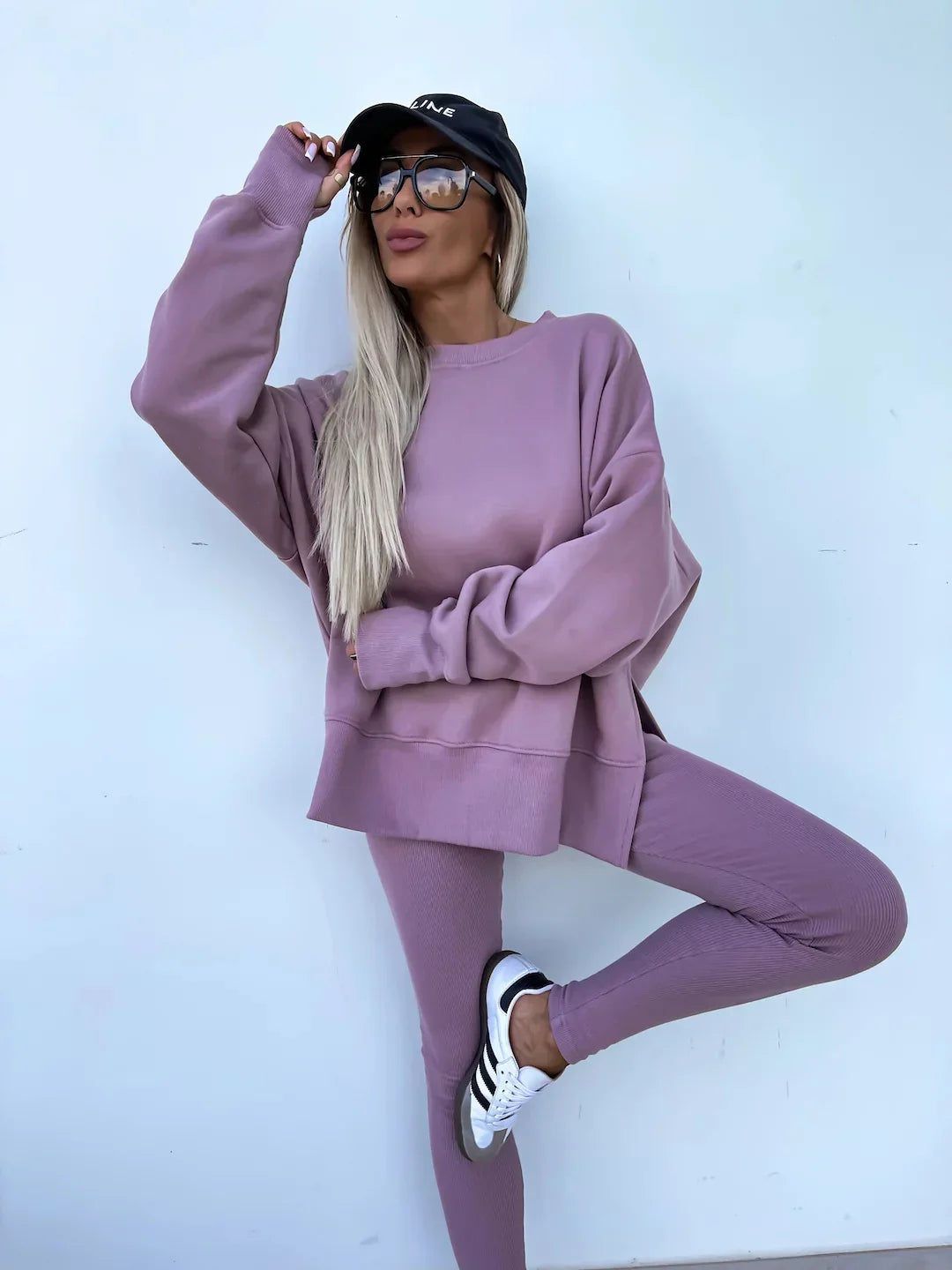 Michelle | Coordinated set with oversized sweatshirt and leggings