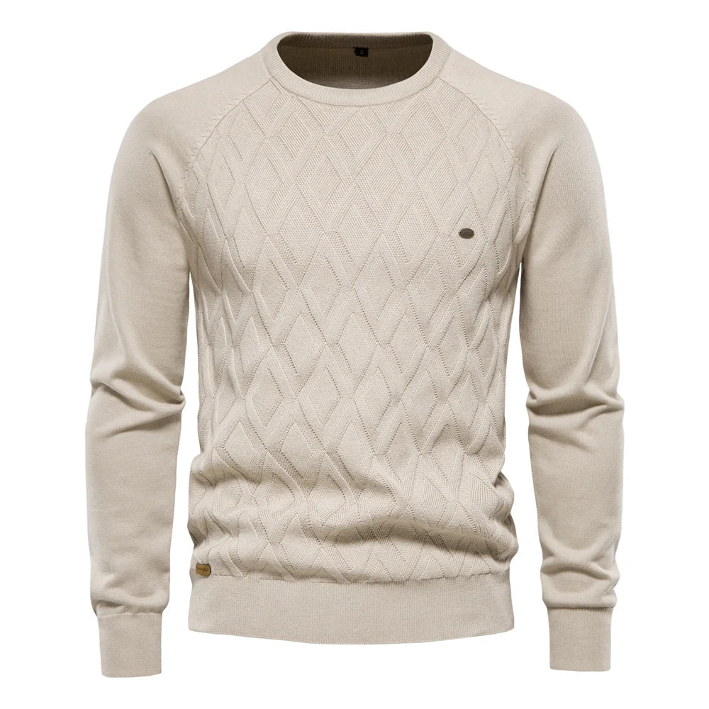 CRAWFORD DALLAS | CHECKED MEN'S PULLOVER