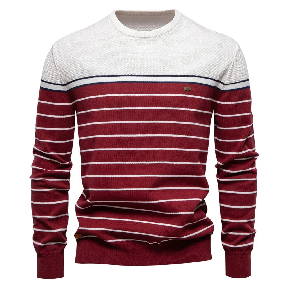 CRAWFORD DALLAS | STRIPED MEN'S SWEATER