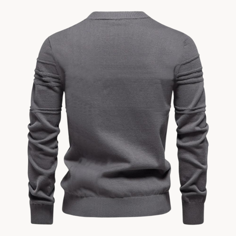 CRAWFORD DALLAS | MEN'S CHECK PATTERN KNITWEAR