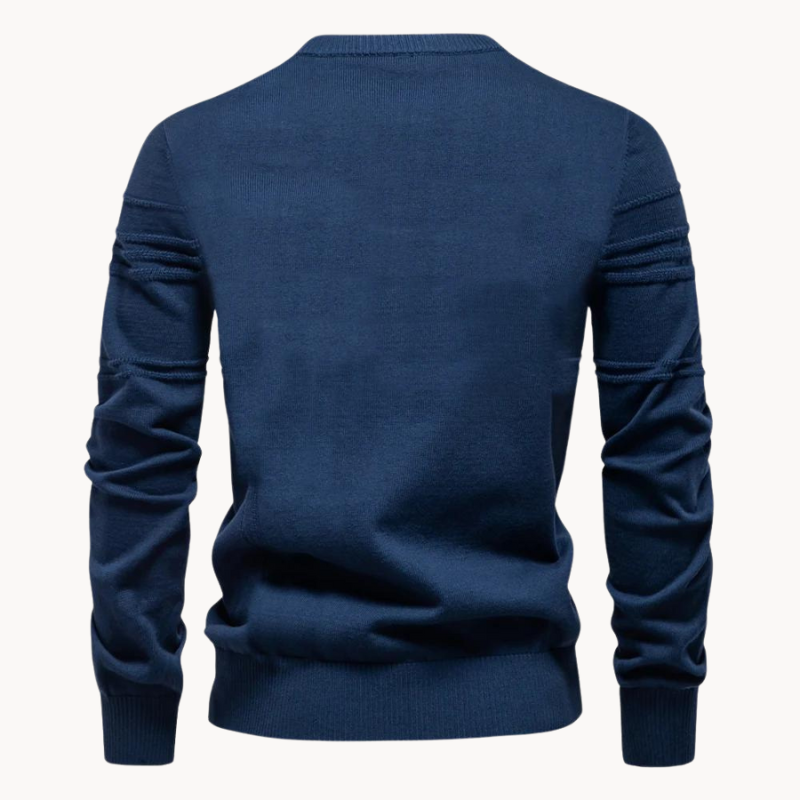 CRAWFORD DALLAS | MEN'S CHECK PATTERN KNITWEAR