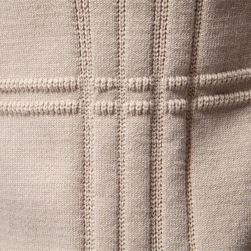 CRAWFORD DALLAS | MEN'S CHECK PATTERN KNITWEAR