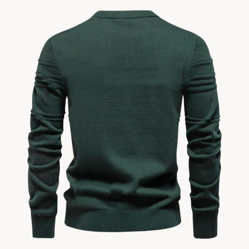CRAWFORD DALLAS | MEN'S CHECK PATTERN KNITWEAR
