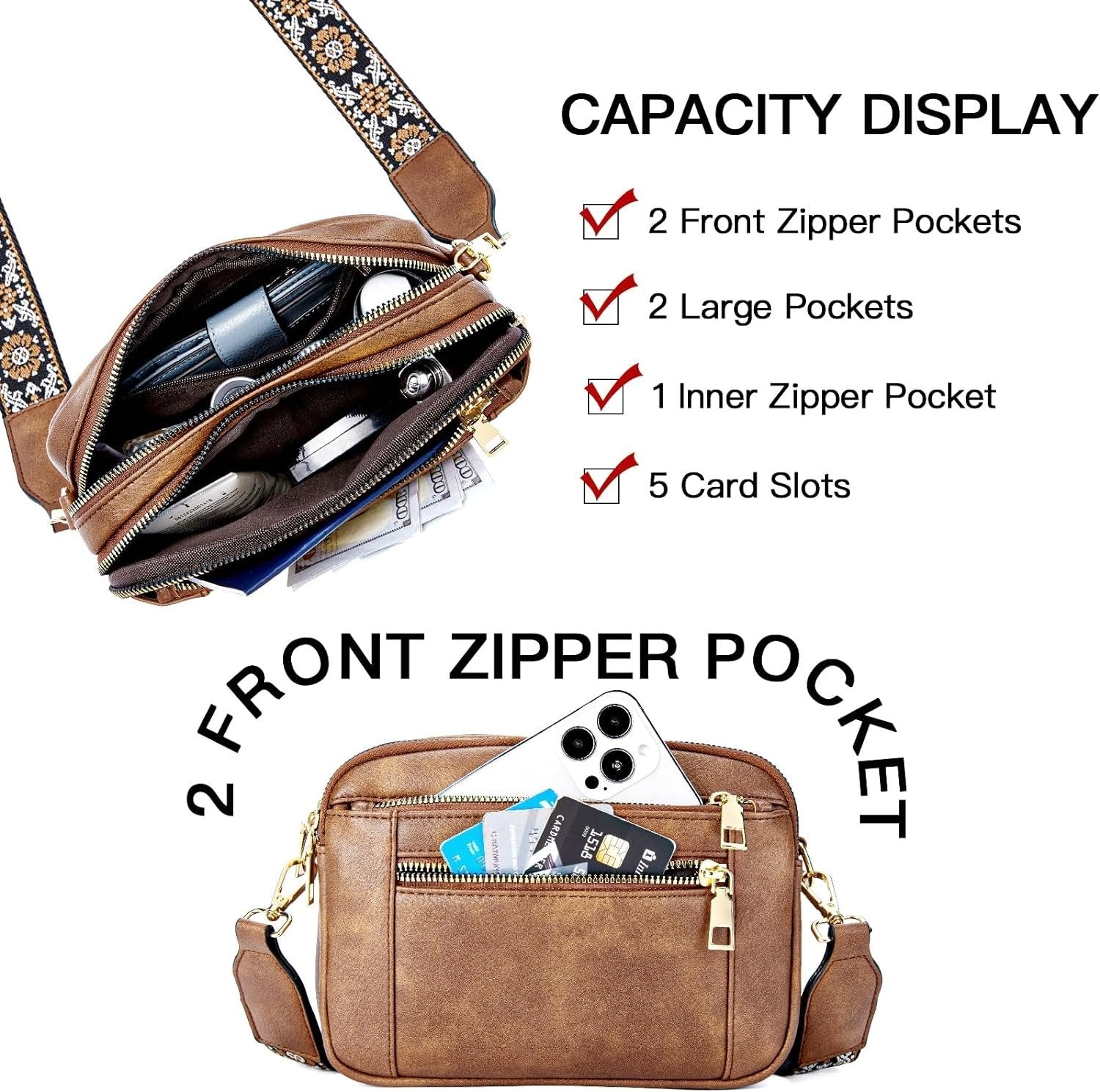Crawford-Dallas™ | Fine Leather Shoulder Bag