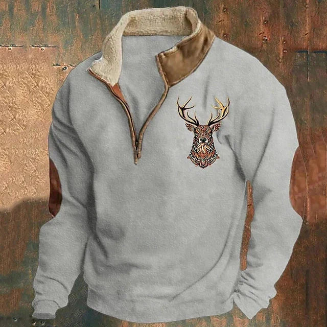 CRAWFORD DALLAS | SWEATER WITH DEER DETAIL