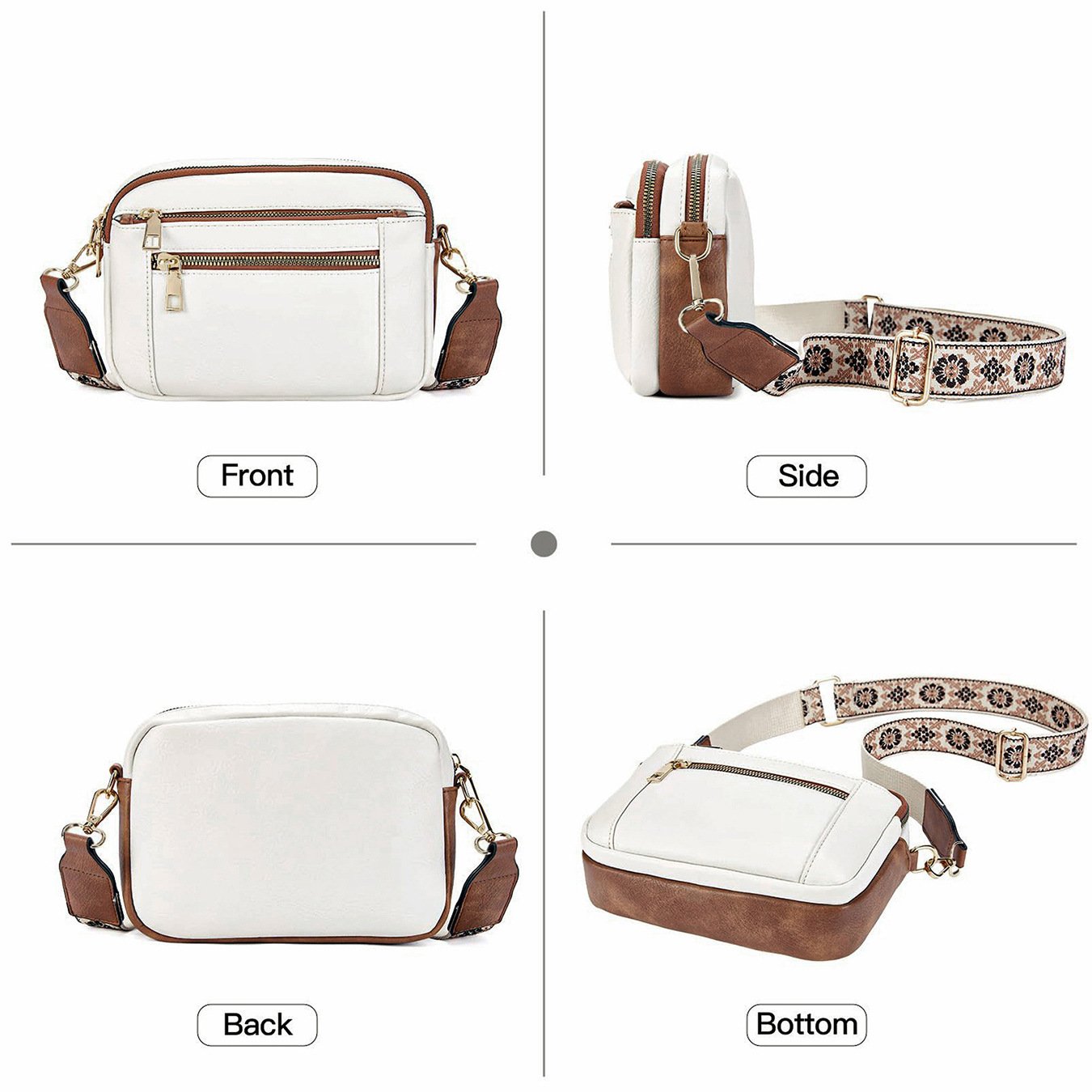 Crawford-Dallas™ | Fine Leather Shoulder Bag