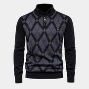 CRAWFORD DALLAS | MEN'S PULLOVER WITH HALF-ZIP