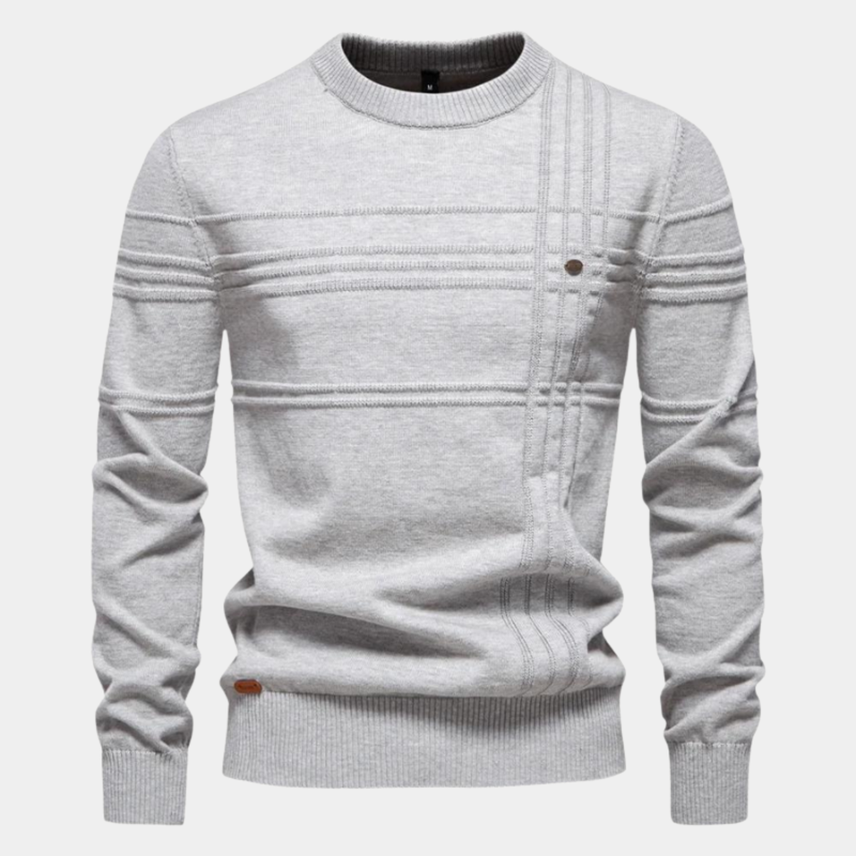 CRAWFORD DALLAS | MEN'S CHECK PATTERN KNITWEAR