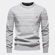 CRAWFORD DALLAS | MEN'S CHECK PATTERN KNITWEAR