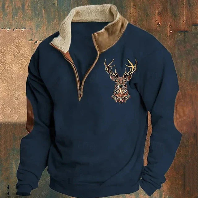 CRAWFORD DALLAS | SWEATER WITH DEER DETAIL