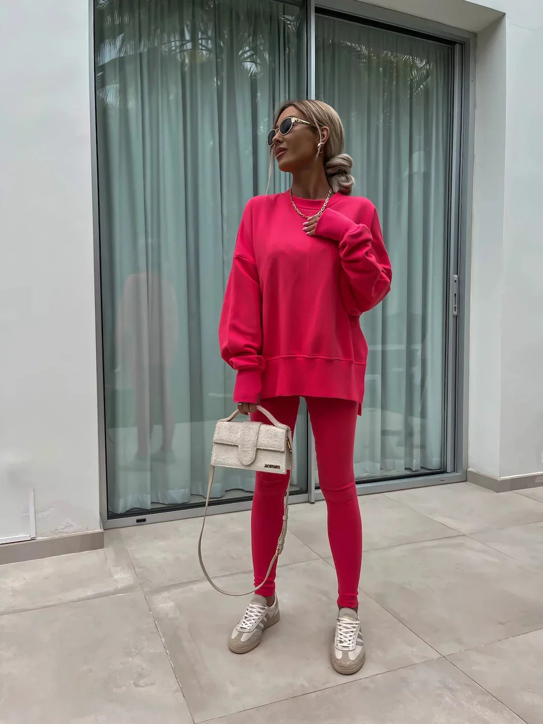 Michelle | Coordinated set with oversized sweatshirt and leggings