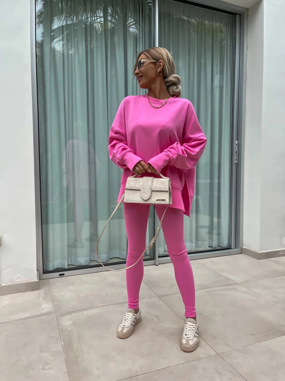 Michelle | Coordinated set with oversized sweatshirt and leggings