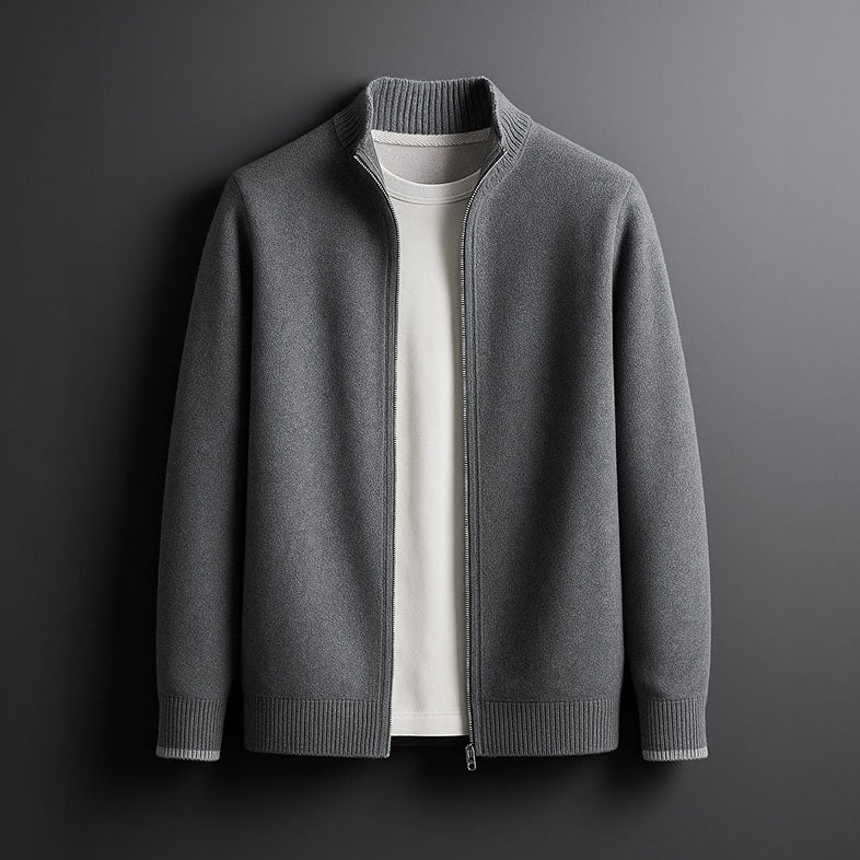 CRAWFORD DALLAS | ZIP-UP KNIT JACKET