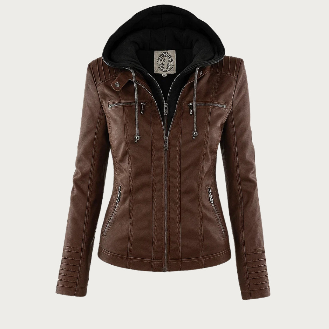 Karen | Elegant Leather Jacket