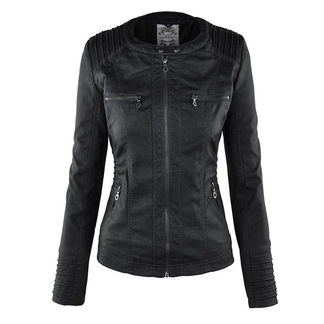 Karen | Elegant Leather Jacket