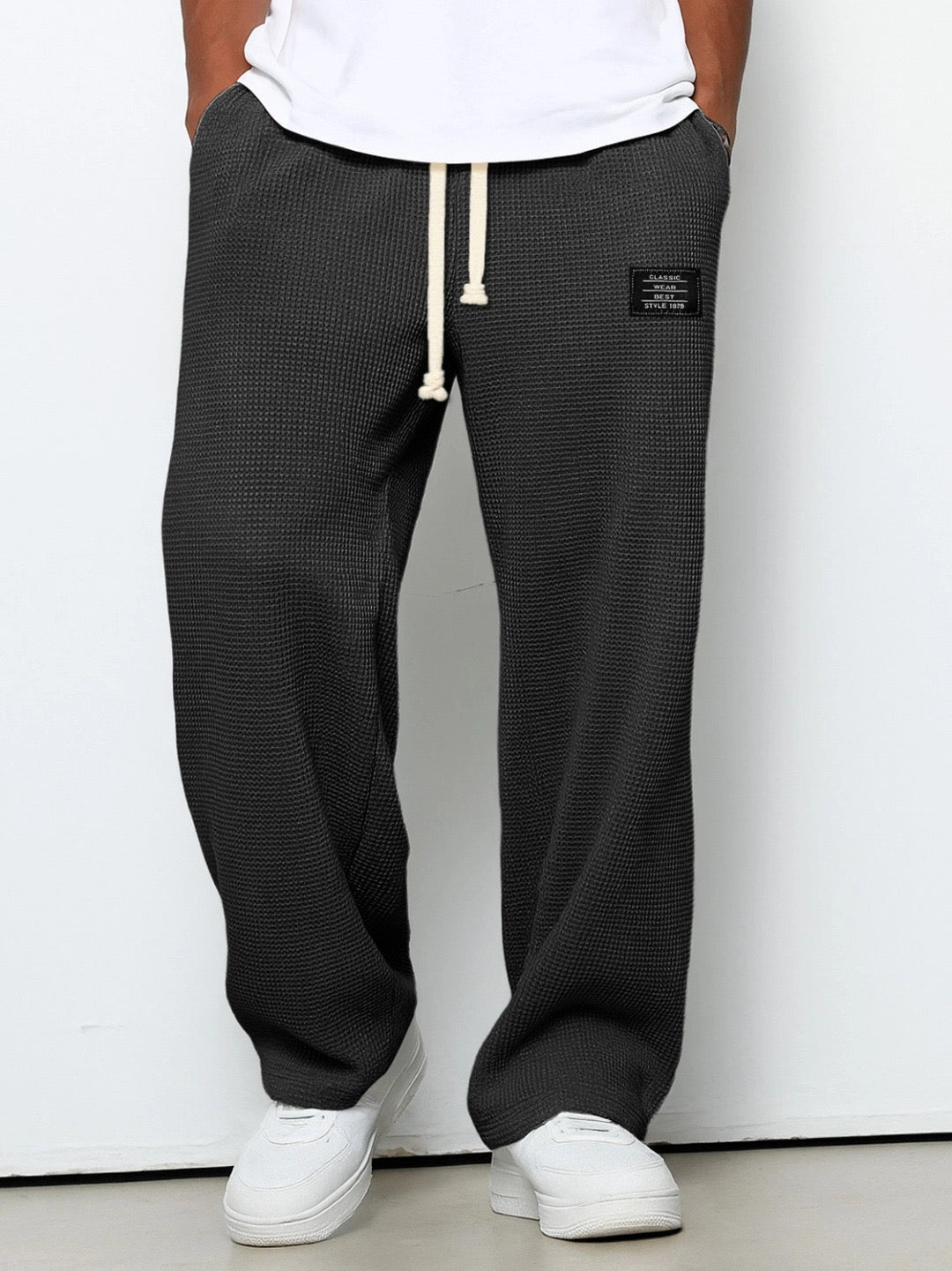 CRAWFORD DALLAS | Wide Pants with Adjustable Waist
